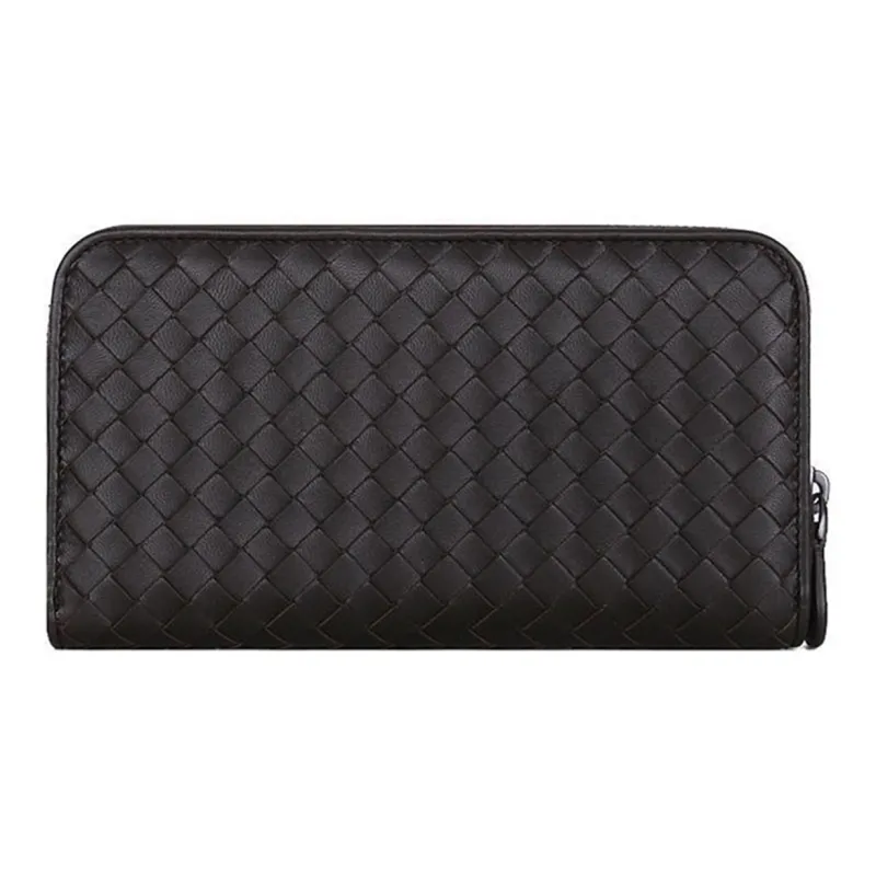 Bottega Veneta Sheepskin Clutch Women's Dark Coffee-2