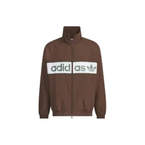 Adidas Clothing Jackets Men Brown