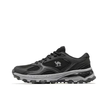 CAMEL Cushioning Breathable Lightweight Low Top Casual Running Shoes Men's Coffee Black