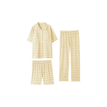 MIIOW Pajama Set Women's Yellow