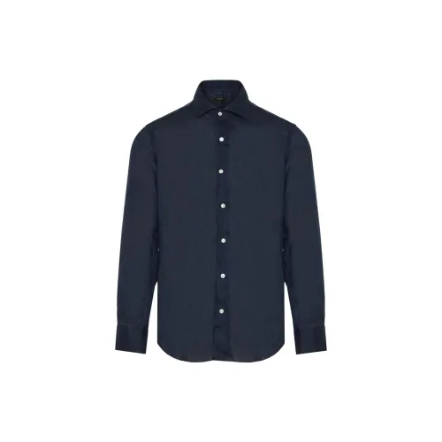 BARBA Button-up Cotton Shirt