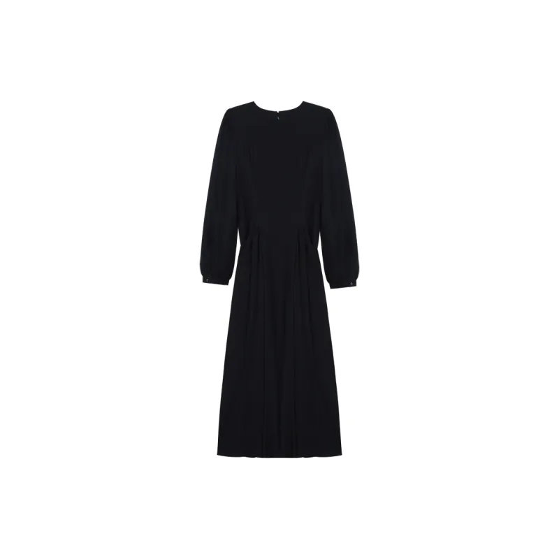 THE SEA LIFE Long Sleeved Dress Women's Black Mage-1
