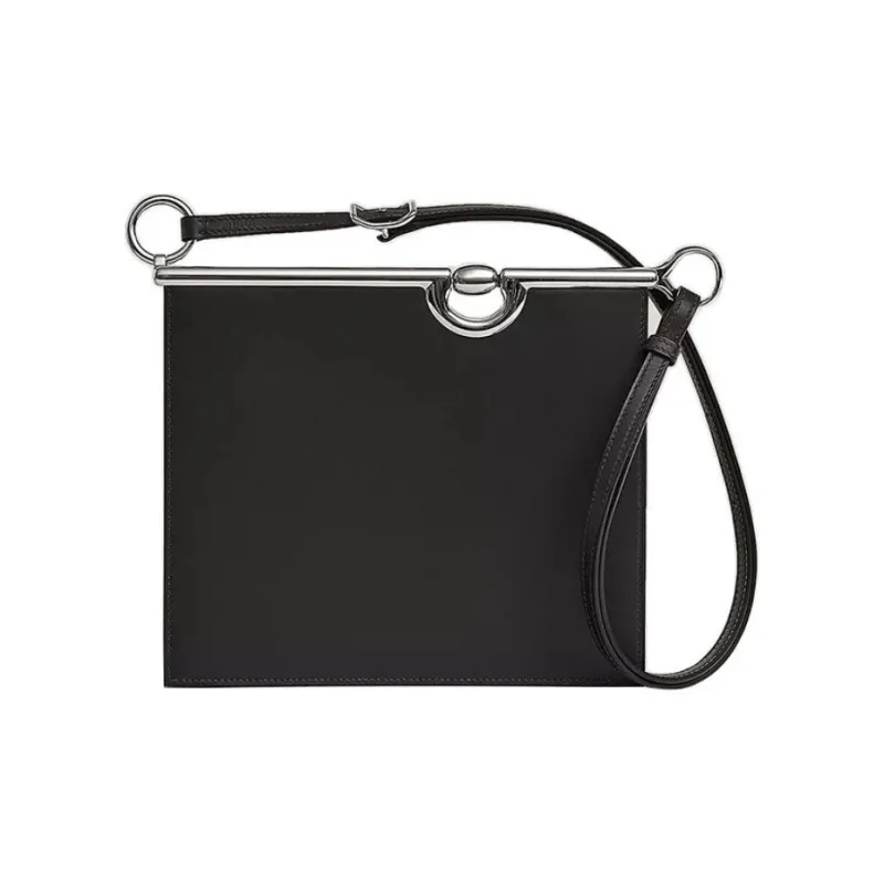 HERMES Mors De Bride Calfskin Shoulder Bag Regular Women's-0