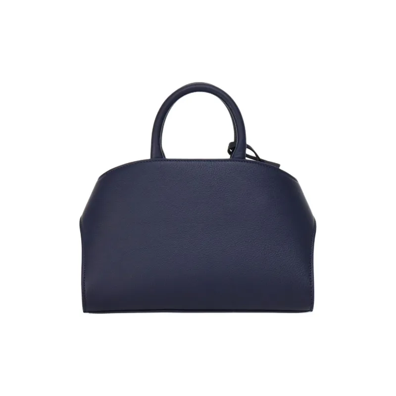 FERRAGAMO Calfskin Tote Bag Shopping Bag Shoulder Bag Crossbody Bag Handbag Mini Women's Midnight Blue-3