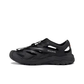 DESCENTE Sport Style Slip Resistant Breathable Grip River Trekking Shoes Unisex Black