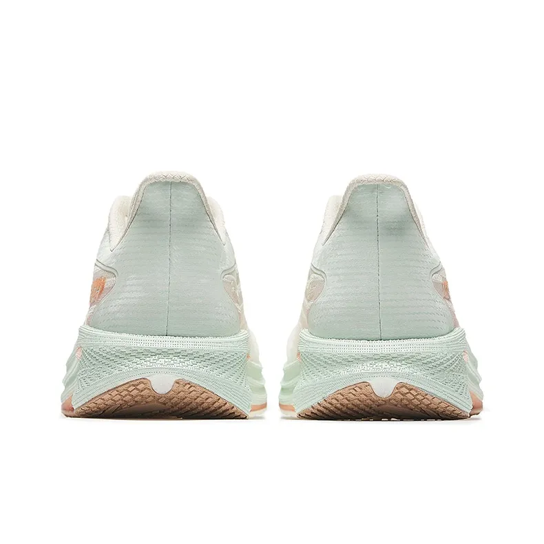 Anta Running Collection Cushioning Rebound Low-Top Training Running Shoes Women's White Pink Green-3