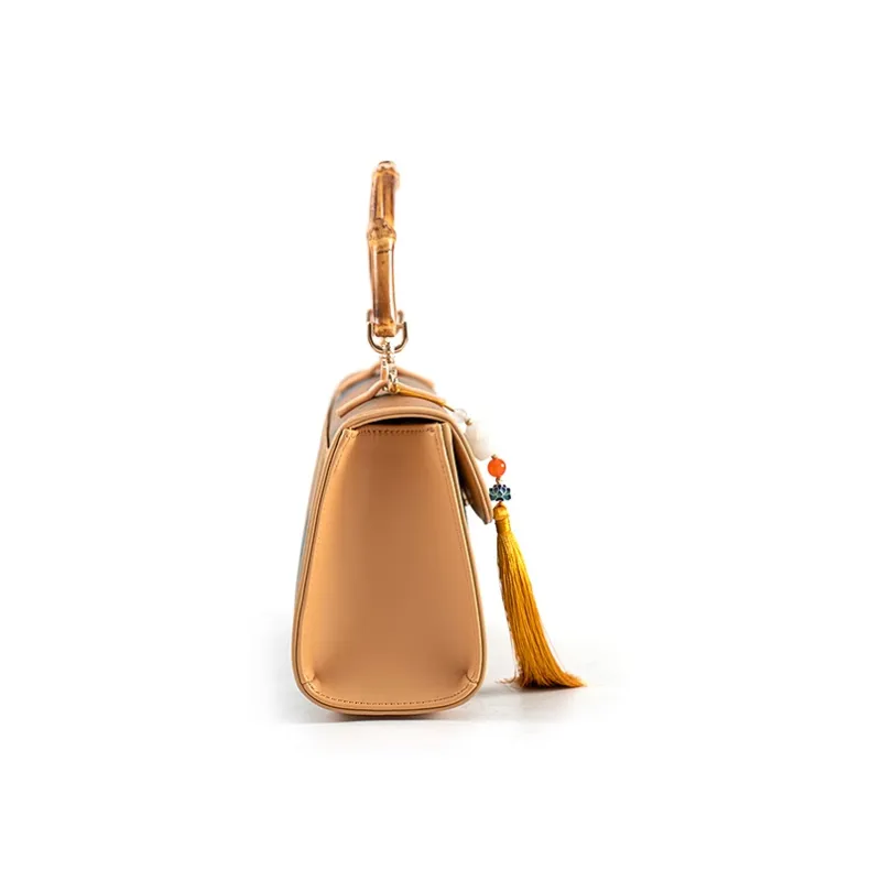 Vigno Synthetic Leather Mom Handbag, Shoulder Bag, Crossbody Bag Regular Women's Gold-2