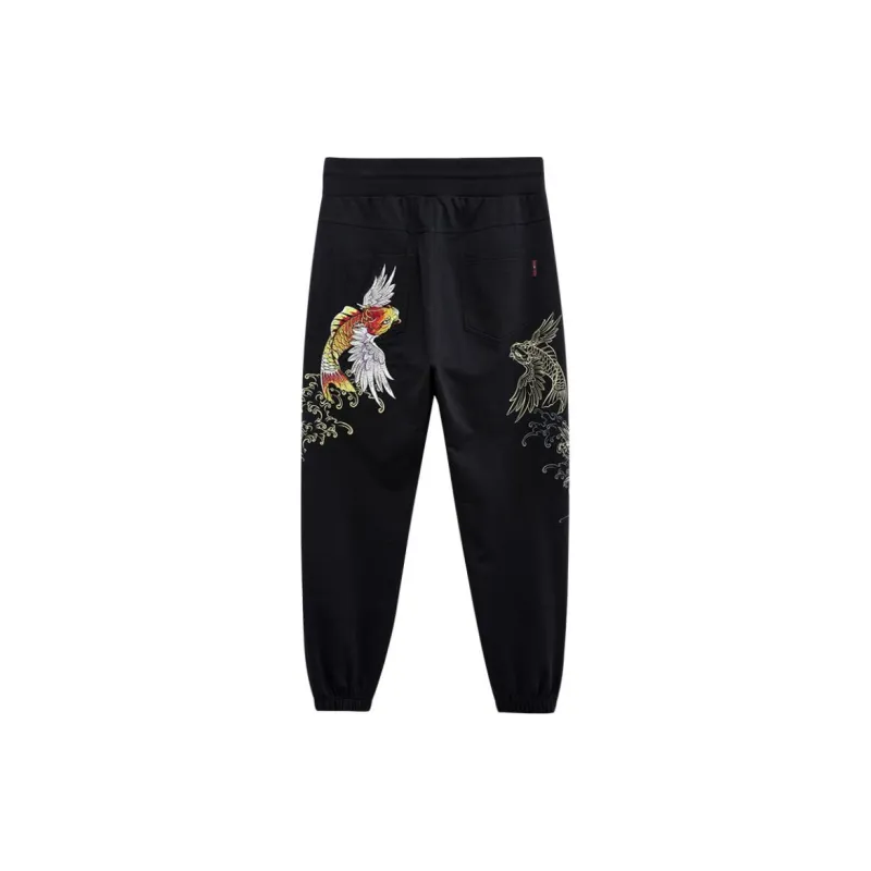 ONIARAI Casual Pants Men's Black-1