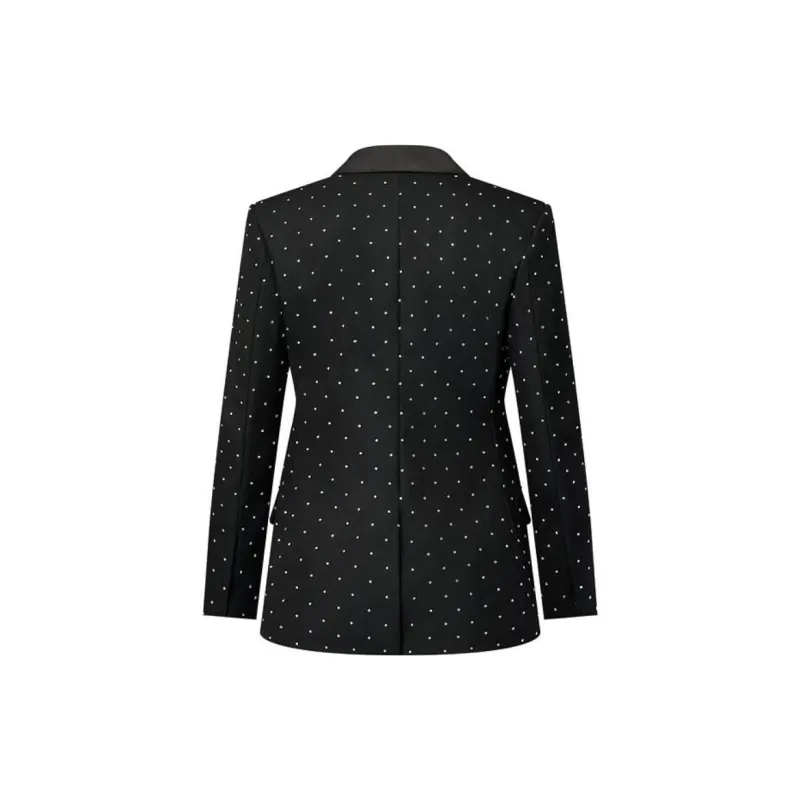 LOUIS VUITTON Double-Breasted Rhinestone Blazer-1