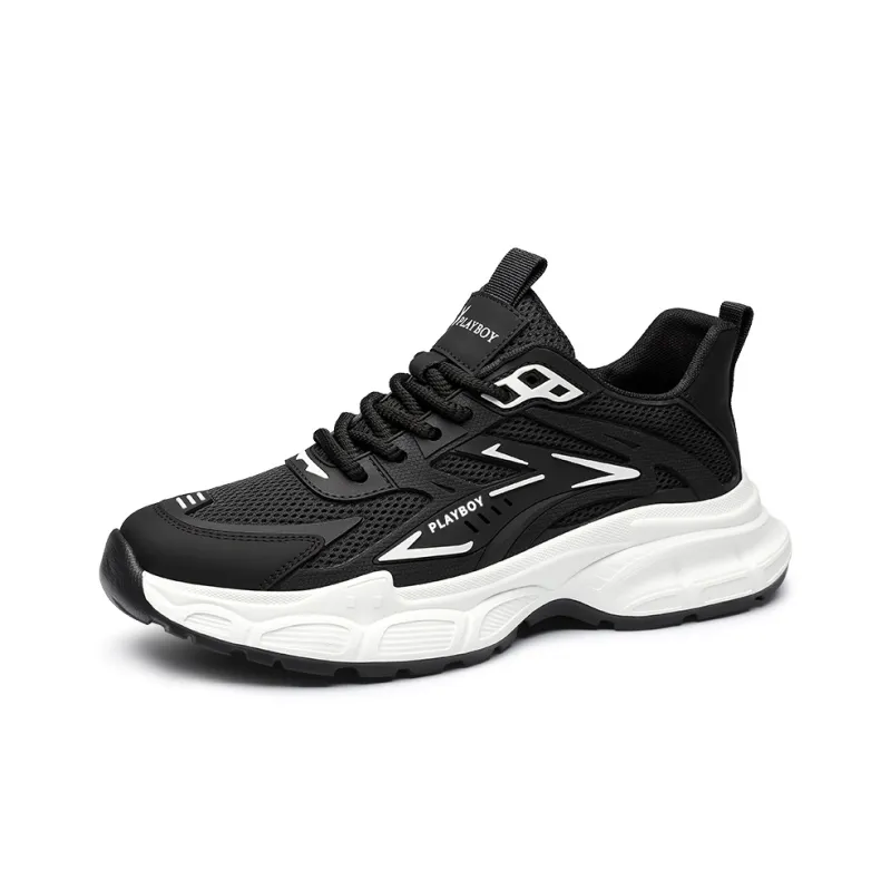 Playboy Running Shoes Flyknit Mesh Athletic Shoes Men's-9