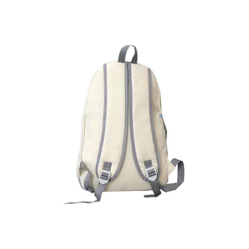 GF Nylon Backpack Large Size Unisex Black/White-9