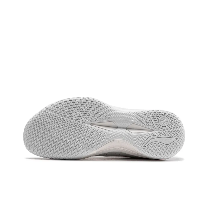 LiNing Blade 4V2 Cushioned Slip Resistant Lightweight Rebound Low Top Basketball Shoes Men's White-2