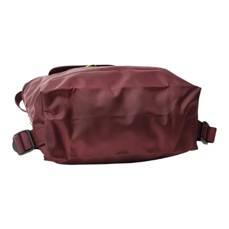 LONGCHAMP Soft Recycled Canvas With Leather Trim Backpack Regular Women's Deep Red-3
