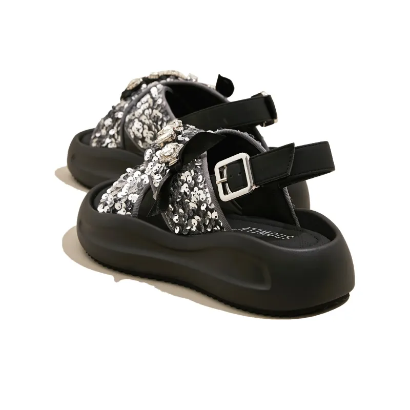 SNOWELF Strap Sandals 4cm Women's-1