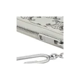 CELINE Canvas Coin Purses Card Holders Women's Tan/Light Umber