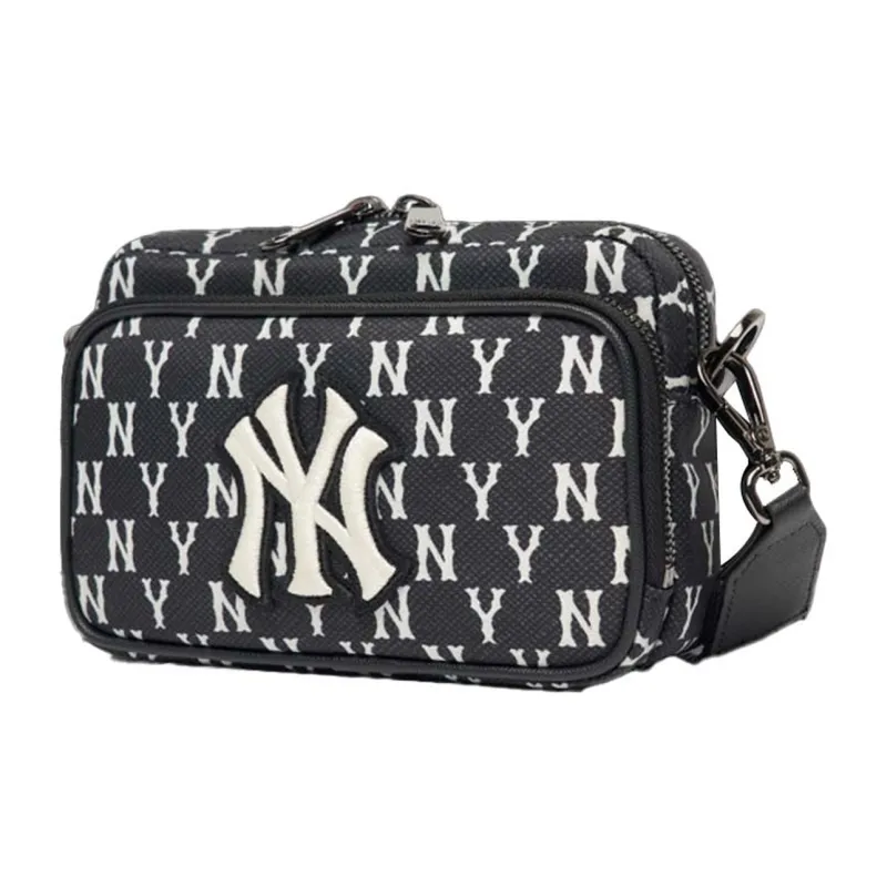 MLB Monogram Collection Polyester Combo Bag Camera Bag Shoulder Bag Crossbody Bag Mini Unisex Black-1