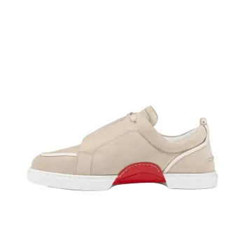 CL Jimmy Low Top Skateboard Shoes Men's Beige