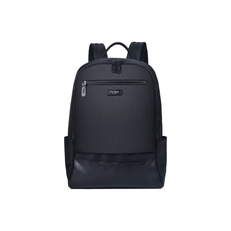 PIERRE CARDIN Nylon Fabric Backpack Black-0