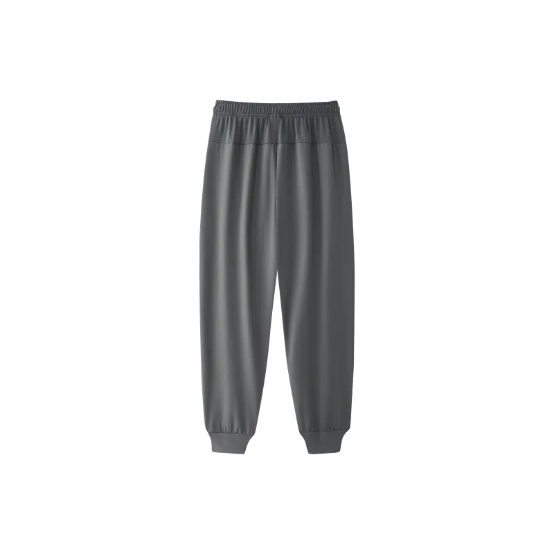 K bird Casual Pants Unisex Black-3