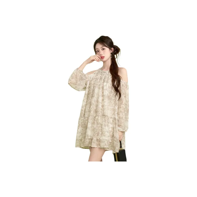 Emodues Long Sleeved Dresses Women's-3