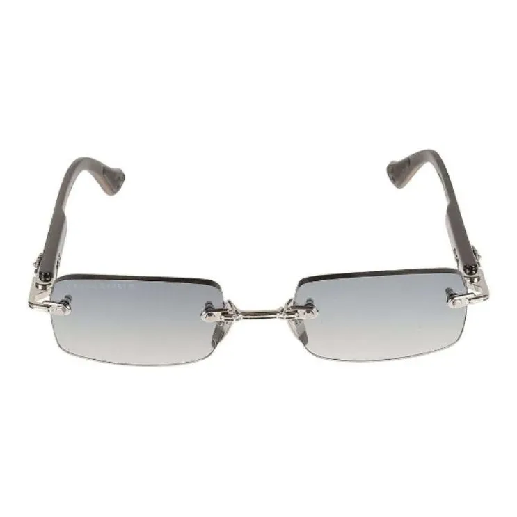 Chrome Hearts Rectangular Sunglasses Men's Black-2