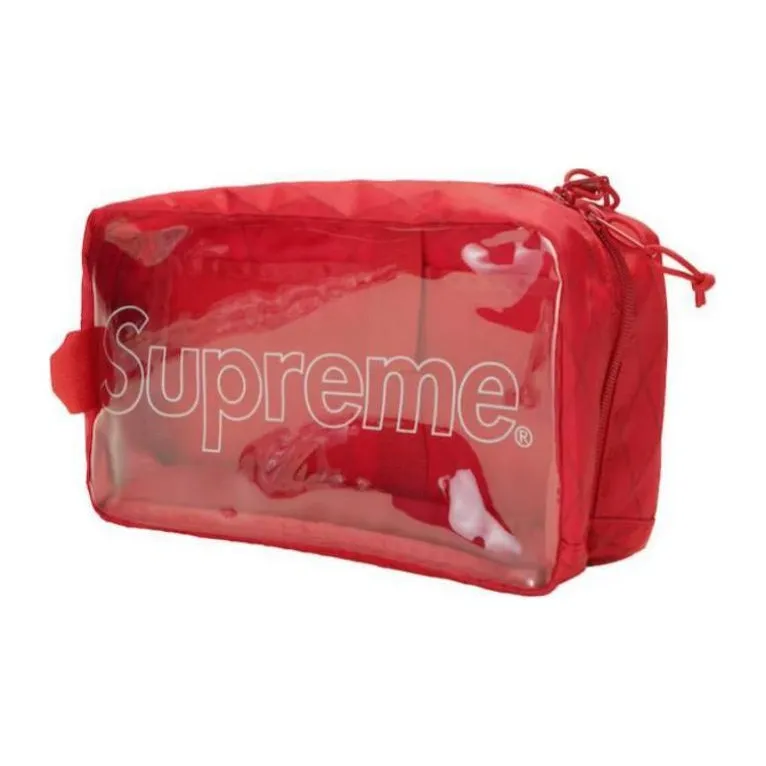 Supreme FW18 PVC Polyvinyl Chloride Toiletry Travel Storage Bag Unisex-2