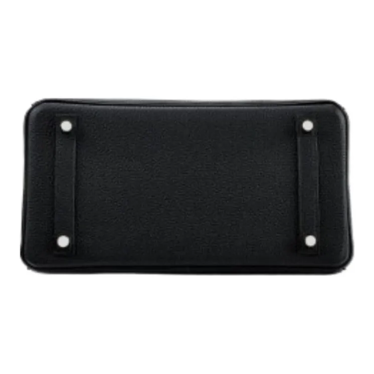 HERMES Birkin Swift Leather Birkin Bag Handbags Women's Noir Black-4