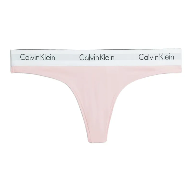 CK/Calvin Klein Thong - Modern Cotton Underpants Women's 1 Pack Pink-0