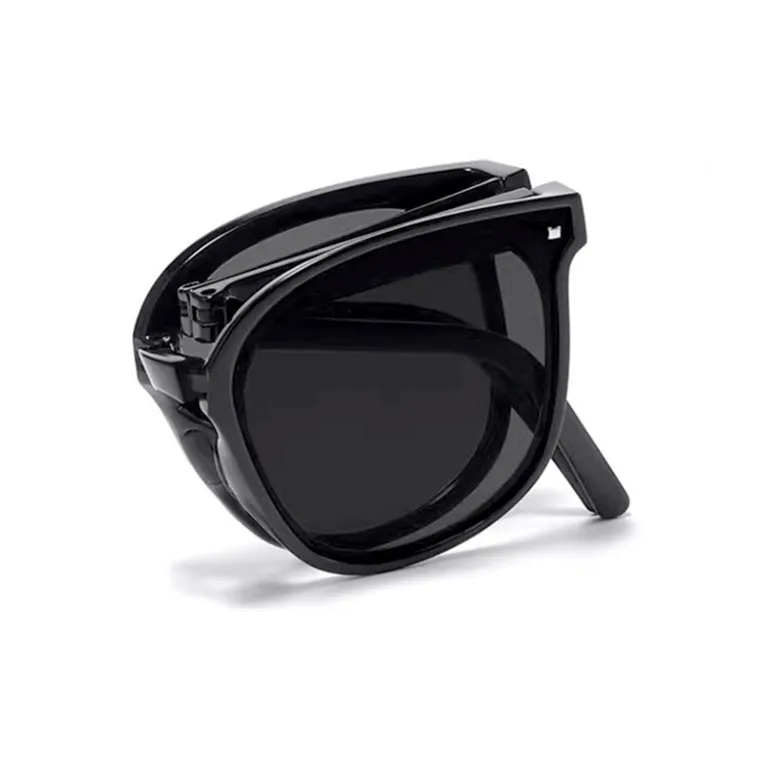 Thunder Pailong TR/Memory Plastic Square Sunglasses Unisex Black, Tea Brown-0