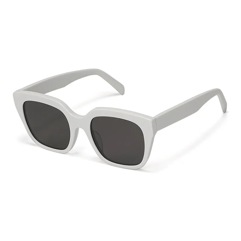 PLASTIC BRAIN Plate Frame Square Sunglasses Unisex-1