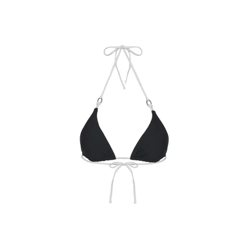 PRINCESS POLLY VICKIE TRIANGLE BIKINI TOP Bikini Women's BLACK/Black
