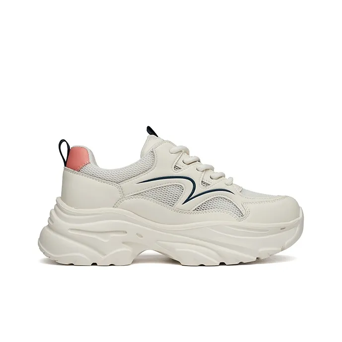 KAISER Cushioned Wear-Resistant Breathable Balanced Lightweight Height Increasing Low-Top Chunky Sneakers Women's-1