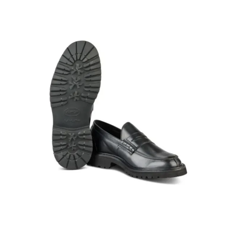 Tricker's Eva Penny Loafers Women's Black-4