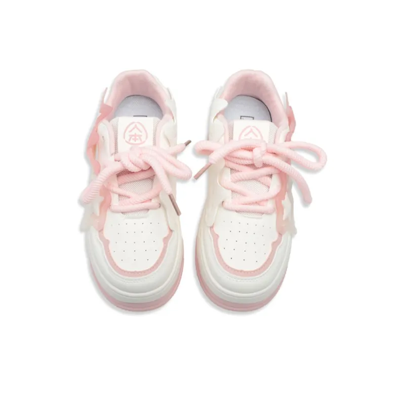RENBEN Wear Resistant Slip Resistant Low Top Skateboard Shoes Women's-3