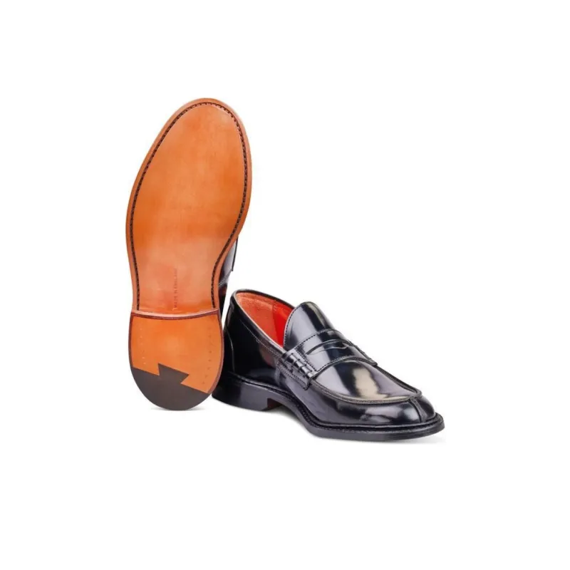 Tricker's Eva Penny Loafers Women's Black-4