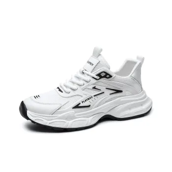 Playboy Running Shoes Flyknit Mesh Athletic Shoes Men's