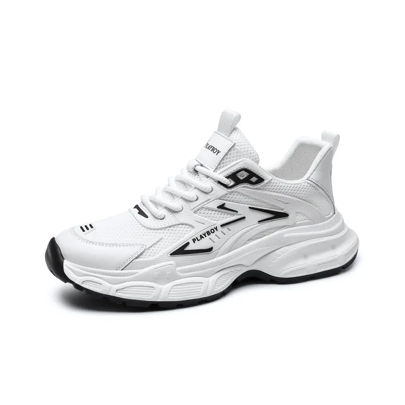 Playboy Running Shoes Flyknit Mesh Athletic Shoes Men's-0