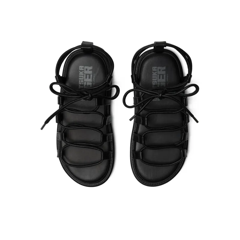 Onitsuka Tiger WARAJI Beach Sandals Unisex Black-5