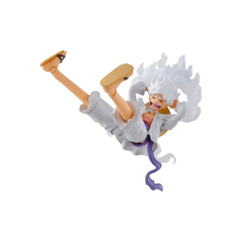 BANDAI Soul Limit SHF One Piece Five Speed Luffy Nika Form Action Figures-0