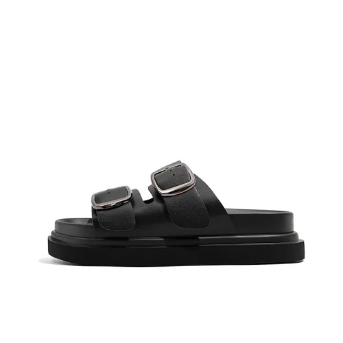 Old Meow Slide Slippers Women's Black