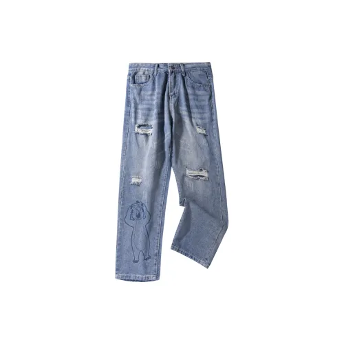 David Bakken Jeans Unisex Vintage Blue