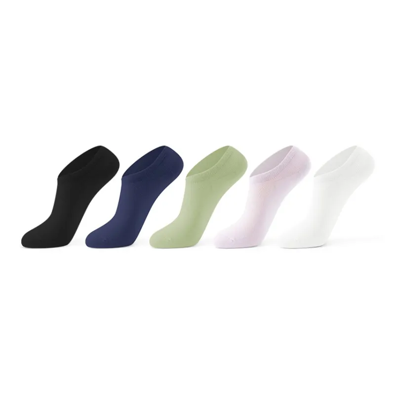 FUGEER No Show Socks Unisex 5 Pack-40
