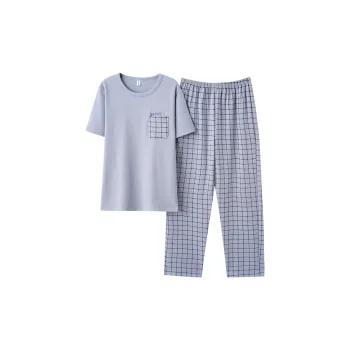 Mulong Family Pajama Set Men's Steel Blue