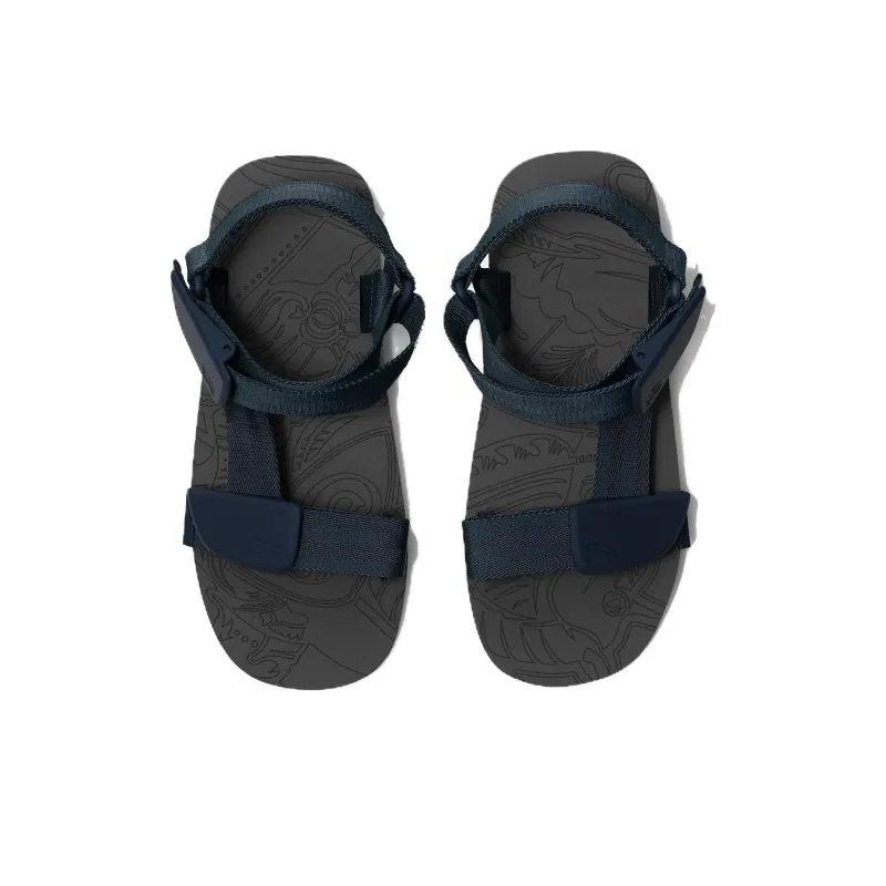 Burberry Beach Sandals Women's Dark Blue-4