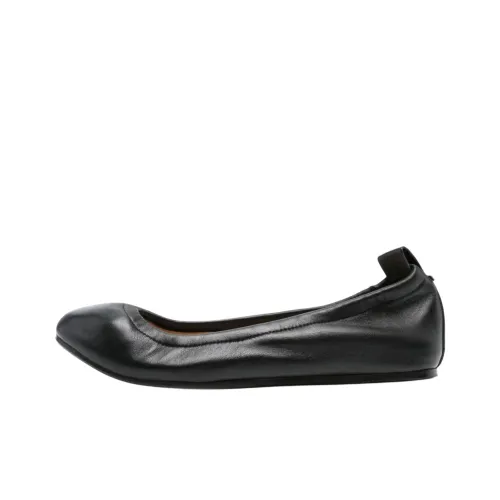 ISABEL MARANT Belna Leather Ballerina Shoes