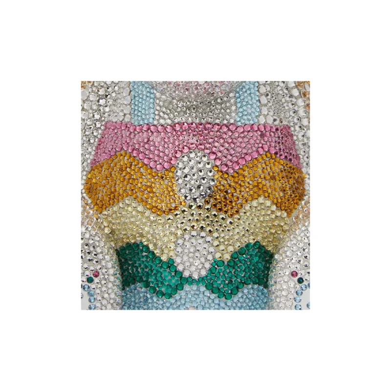 GUCCI Crystal Composite Resin Crossbody Bag Shoulder Bag Women's Multicolor-7