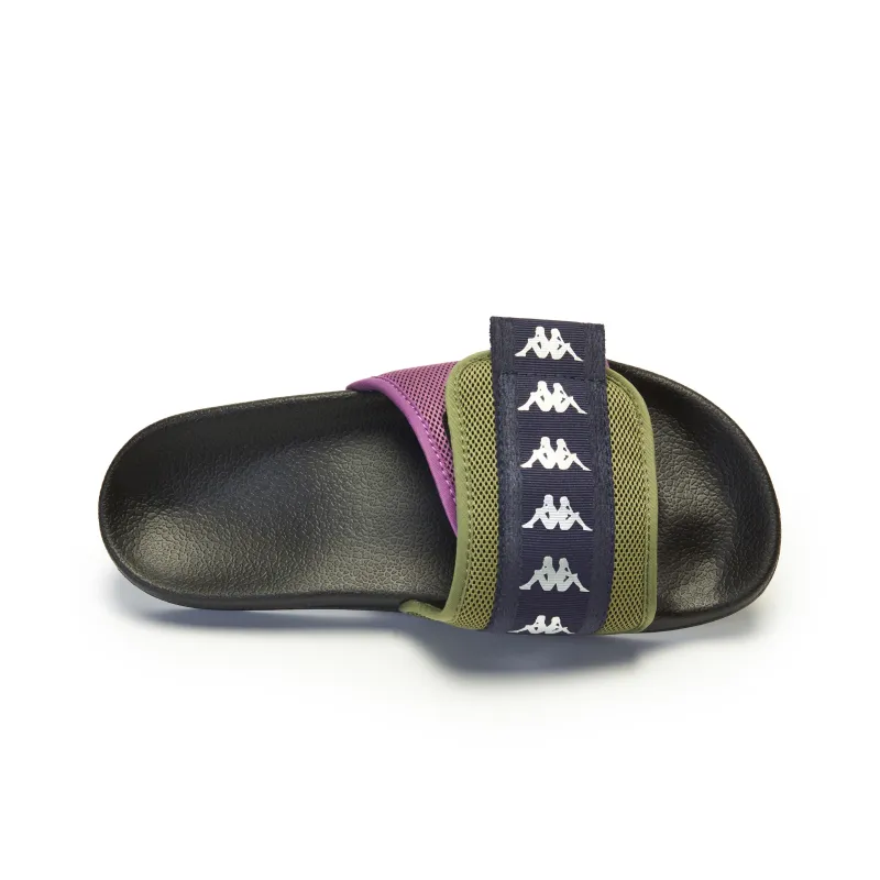 Kappa Slip Resistant Odor Resistant Slide Slippers Unisex Healing Purple-4