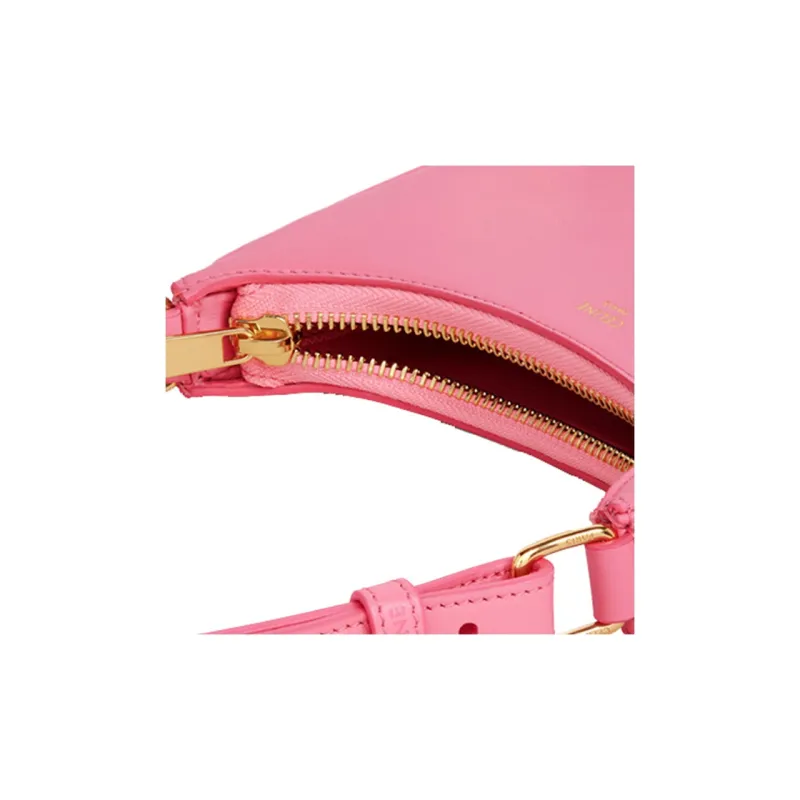 CELINE Smooth Cow Leather Handbag, Shoulder Bag, Handbag, Shoulder Bag Women's Vibrant Pink-3