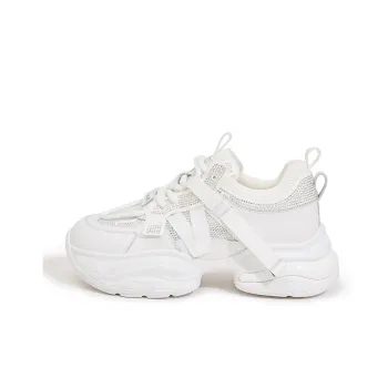 Milan Love Song Wear-resistant And Lightweight Low-Top Chunky Sneakers Women's