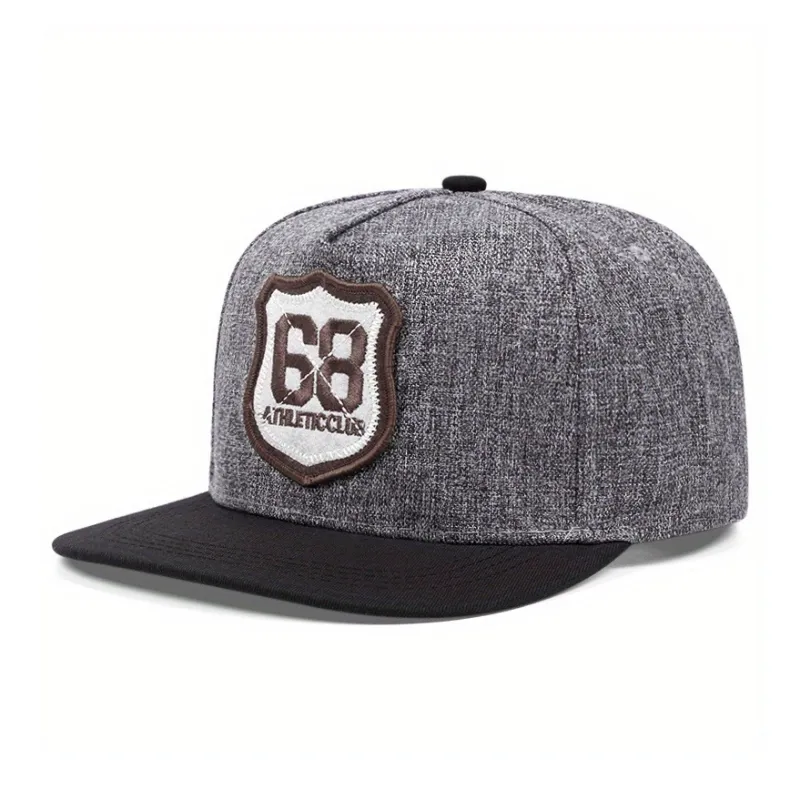 AAJF Cotton Street Embroidery Numbers 68 Hip Hop Sun Protection Baseball Cap Unisex-1